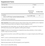 L-Lysine 1000 mg - 100 Tablets