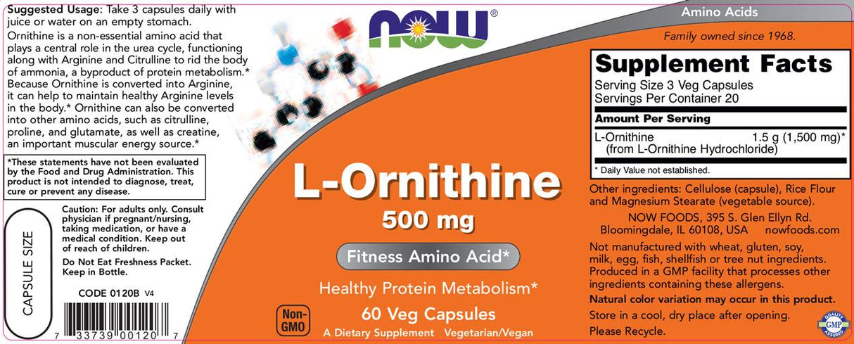 L -Ornithin 500 mg - 60 tobolek