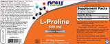 L -proline - 120 capsules