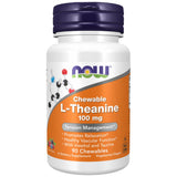L-Theanine 100 mg Chewable | with Inositol & Taurine - 90 Chewable Tablets