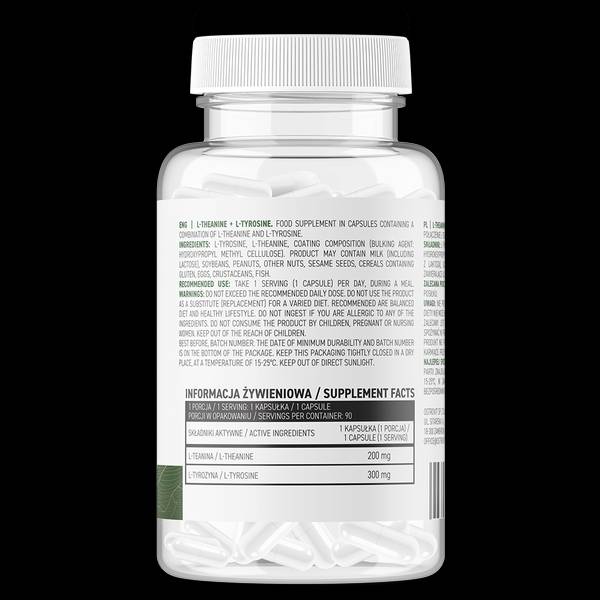 L-Theanine + L-Tyrosine / Vege 90 capsules