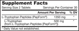 L-Tryptophan Peptide 60 Tablets
