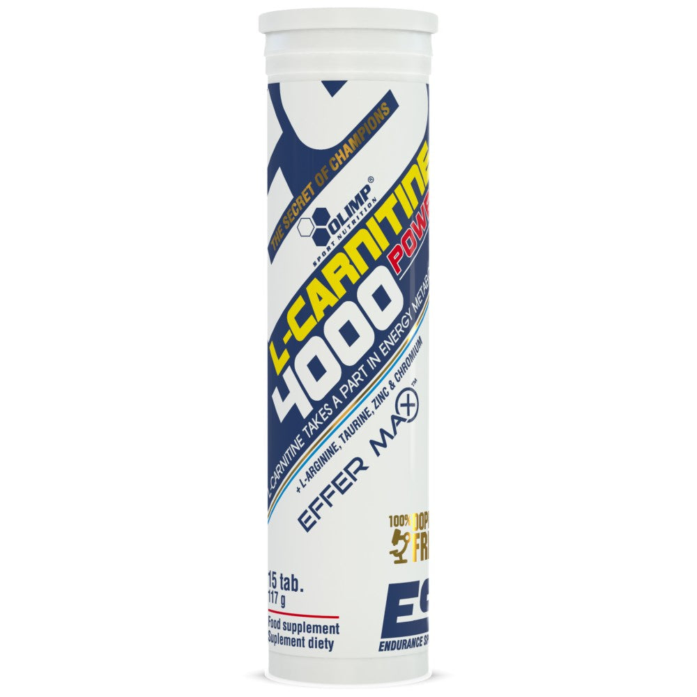 Endurance L-Carnitine 4000 Power Effervescent - 15 soluble tablets
