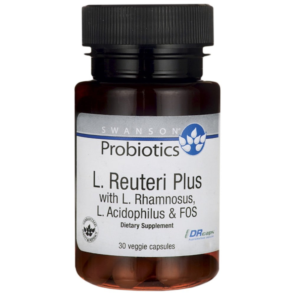 L. Reuteri Plus with L. Rhamnosus, L. Acidophilus and FOS 30 capsules