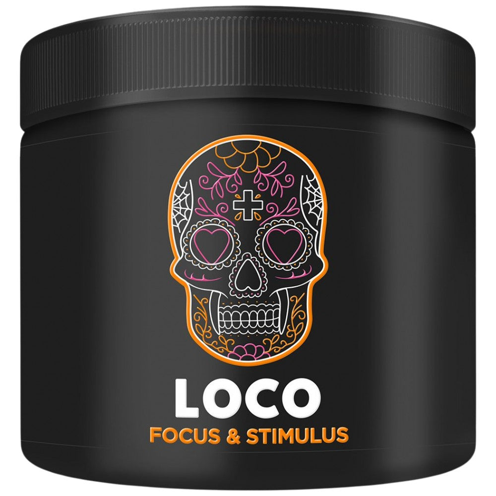 Loco Fokus & Stimulus | Héich Fokus Pre -Workout - 240 Gramm