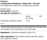 Lactobacillus acidophilus 1 miliard kapsułek CFU 100