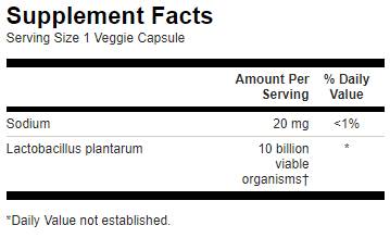 Lactobacillus Plantarum / L Plantarum - 30 capsules