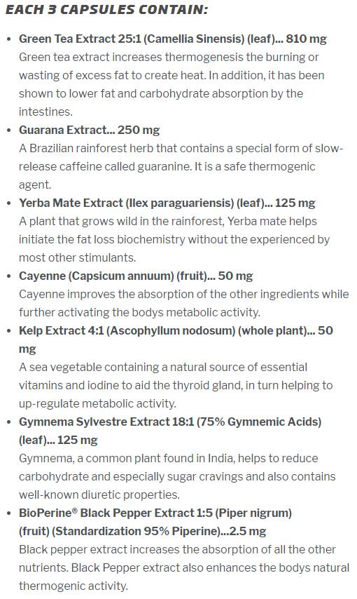 Lean Energy Ultimate 295 mg 90 capsules