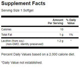 Lecithin Non-GMO 1200 mg 180 Gel capsules