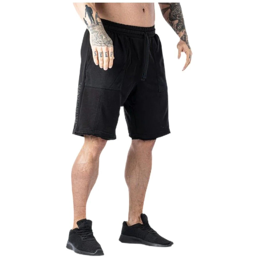 <tc>Legal Power</tc> Šortky Barcode Ottomix Knitted Rain Mesh / Tréninkové šortky / Černá