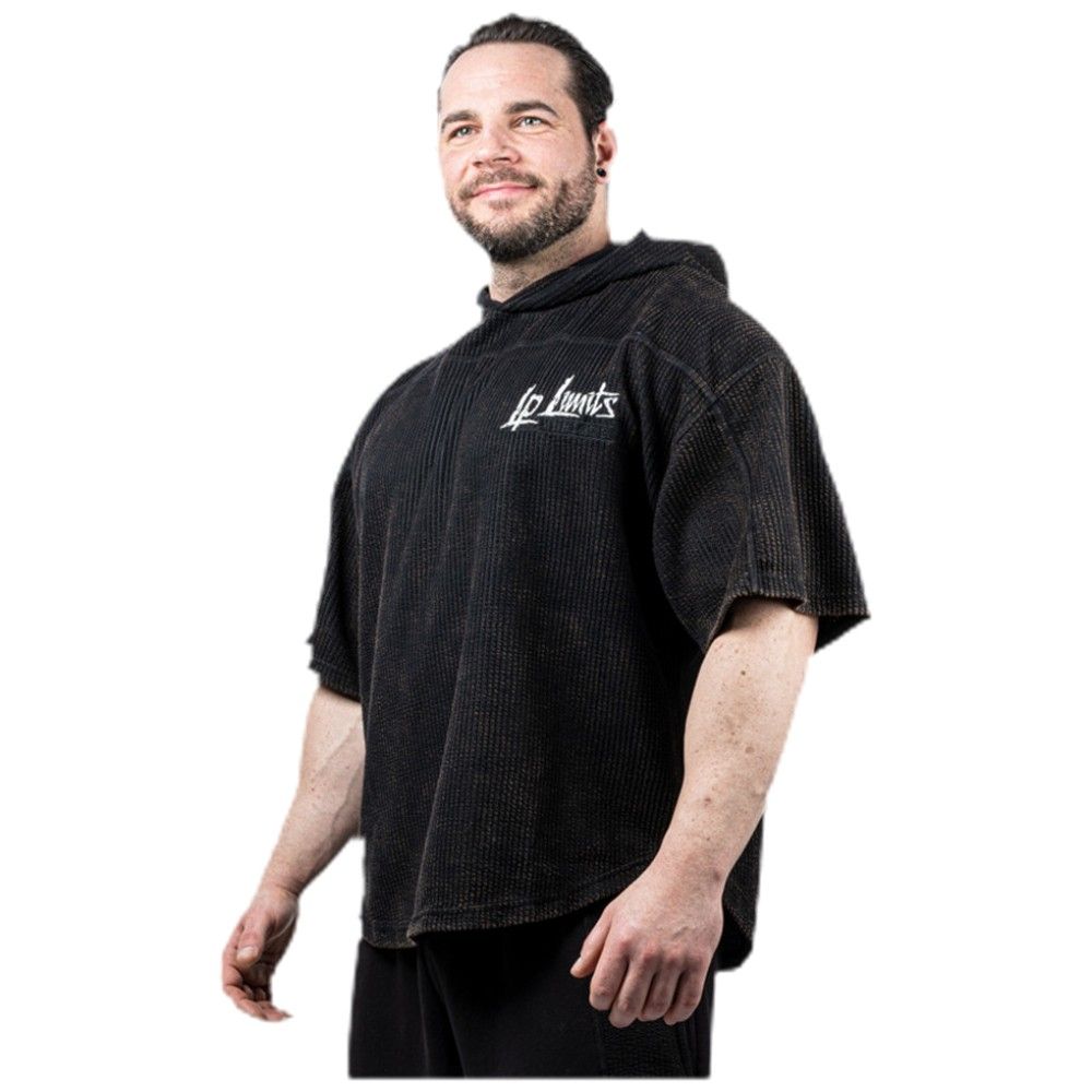 <tc>Legal Power</tc> Sudadera con capucha y lavado a la piedra "Boston"/Sudadera con capucha/Negra - Negra