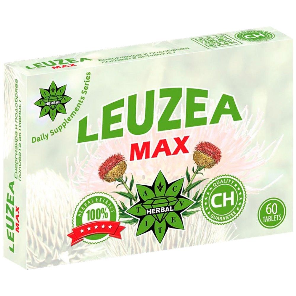 Pestañas de Leuzea Max - 60 tabletas
