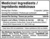 Liūto mane ištrauka 600 mg - 60 kapsulių