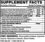 Lipo 6 Black / Keto - 60 capsules