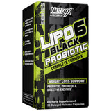 Lipo 6 schwaarz probiotesch | Komplett Formula mat prebriotesch + Verdauung Enzymen - 30 Kapselen