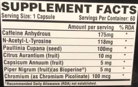 Lipo 6 Black Ultra Concentrate | Extreme potentie 60 capsules