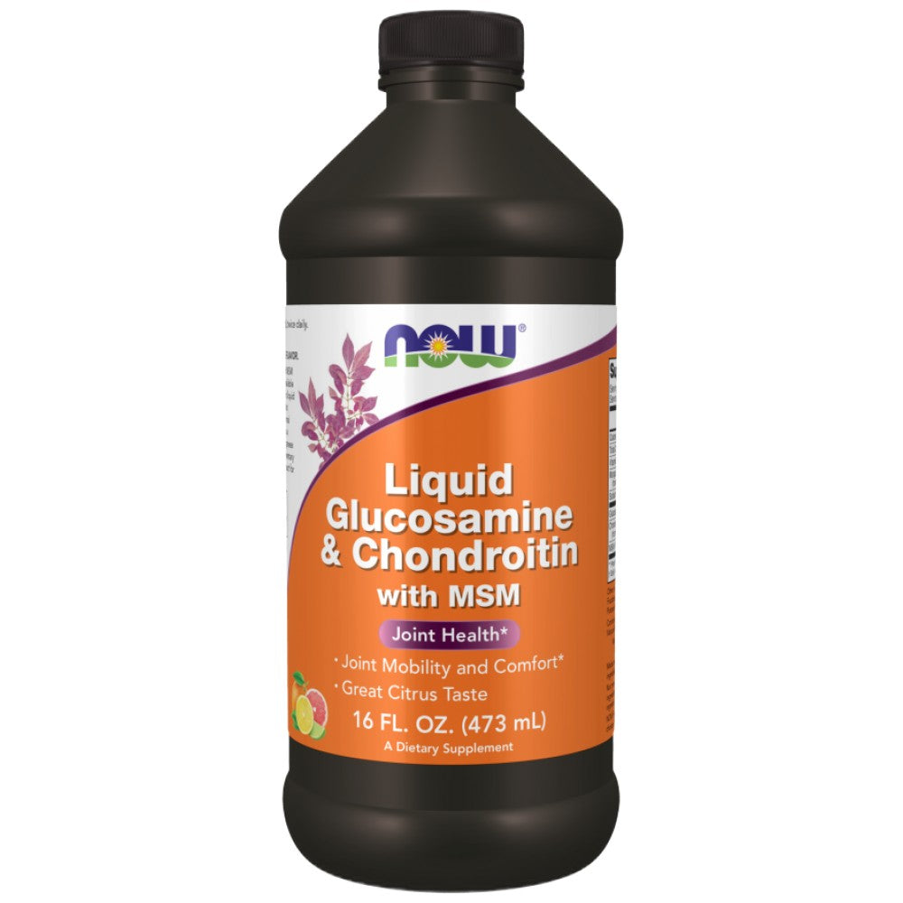 Glucosamina líquida e condroitina com MSM - 473 ml