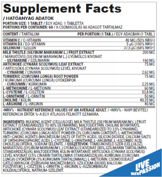 Liver Support | Complete Liver Care Formula - 60 Tablets