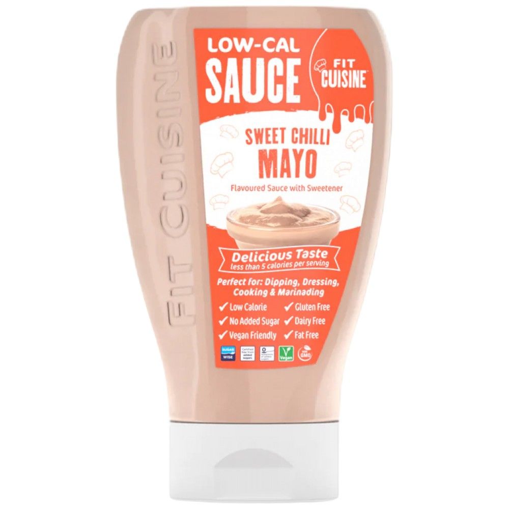 Fit Cuisine Low-Cal Sauce | Süßer Chili Mayo - 425 ml