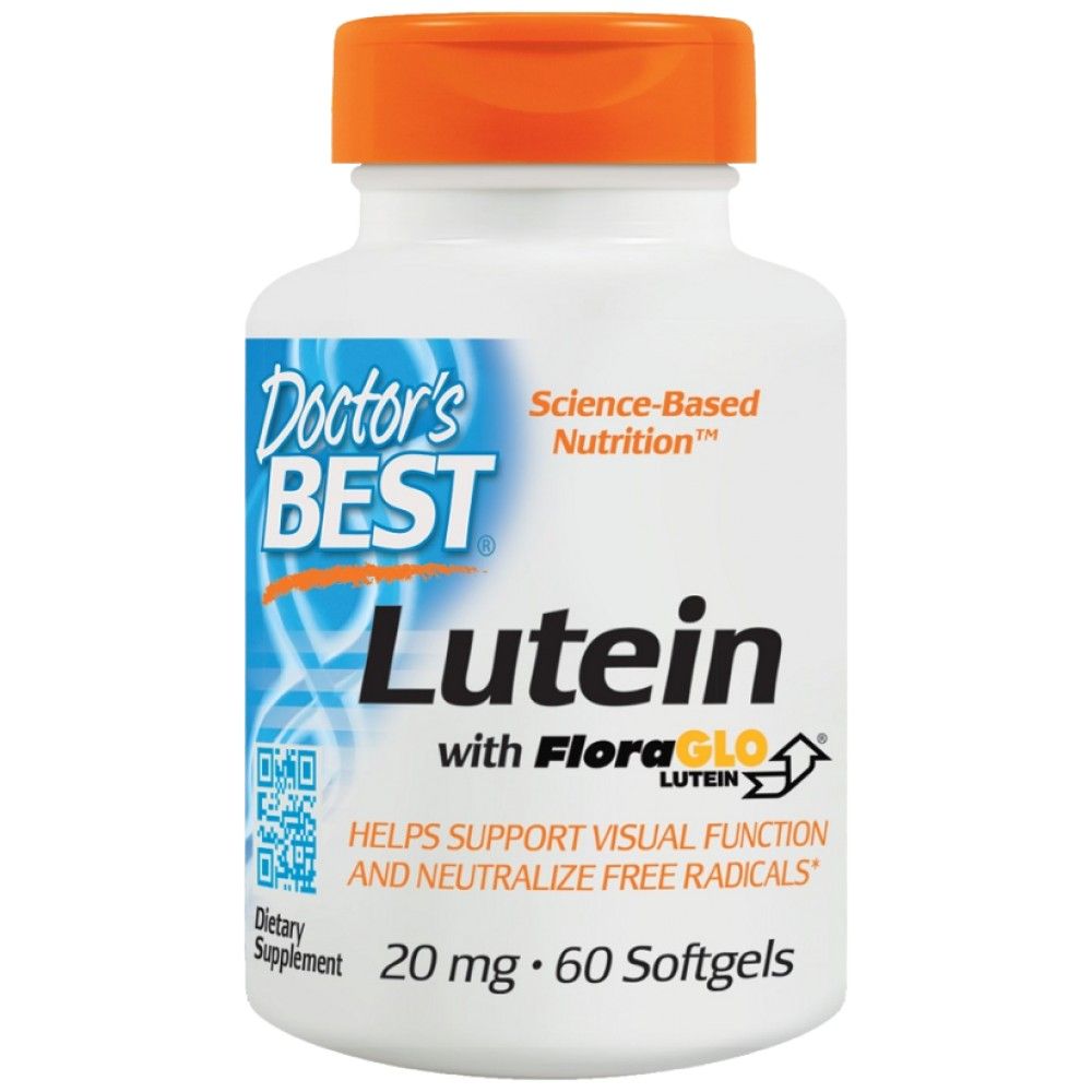 LUTEIN 20 mg | Su „Floraglo“ - 60 gelio kapsulių