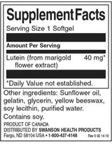 Lutein 40 mg - 60 softgelů