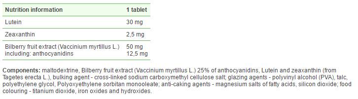 Lutein Max Komplex - 30 Pëllen