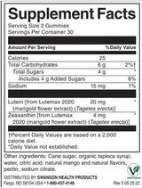 Lutein & Zeaxanthin Gummies | Mango - 60 Chewable Tablets