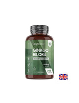 Gehir Funktioun an Zirkulatioun - Ginkgo Biloa 120 MG + Sibererian ginseng 24 mg, 365 Pëllen