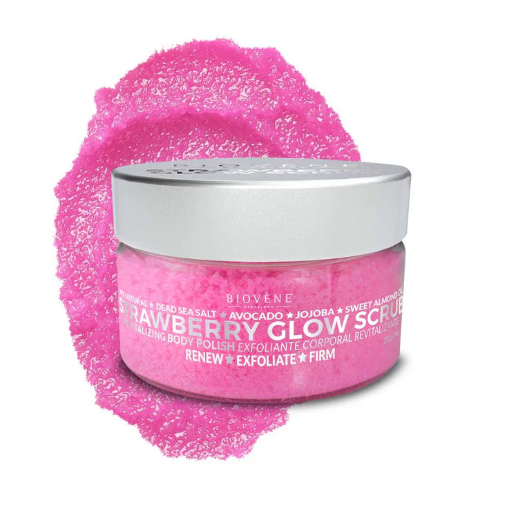 Strawberry Glow Scrub to revitalize and renew the skin 200 g