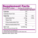 Aceite MCT - 90 cápsulas de gel