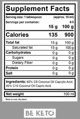 MCT Uelegflëssegkeet C8 + C10 - 1000 ml