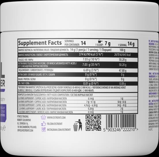 MCT Oil Powder 200 grams