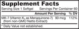 MK-7 90 mcg - 60 Gel capsules