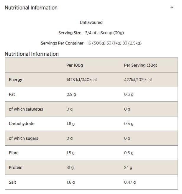 Vegan Blend Unflavored - 1000 grams