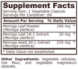Pure Nutrition - MORINGA COMPLEX - 60 Vegetable Capsules
