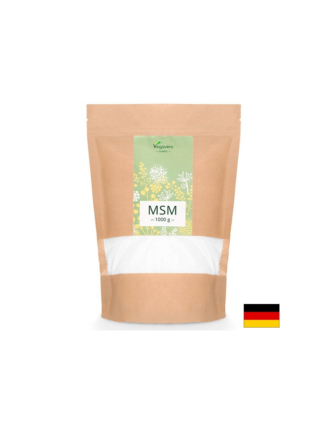 MSM Metilsulfonilmetano, 1 kg <tc>Vegavero</tc> polvo