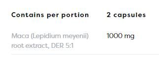 Maca 1000 mg - 60 tobolek