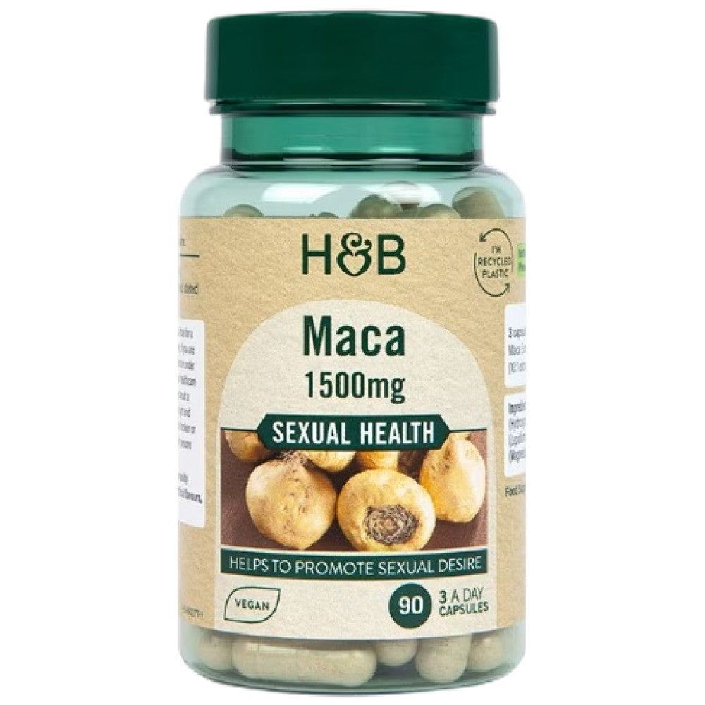 Maca 1500 mg - 90 Kapselen