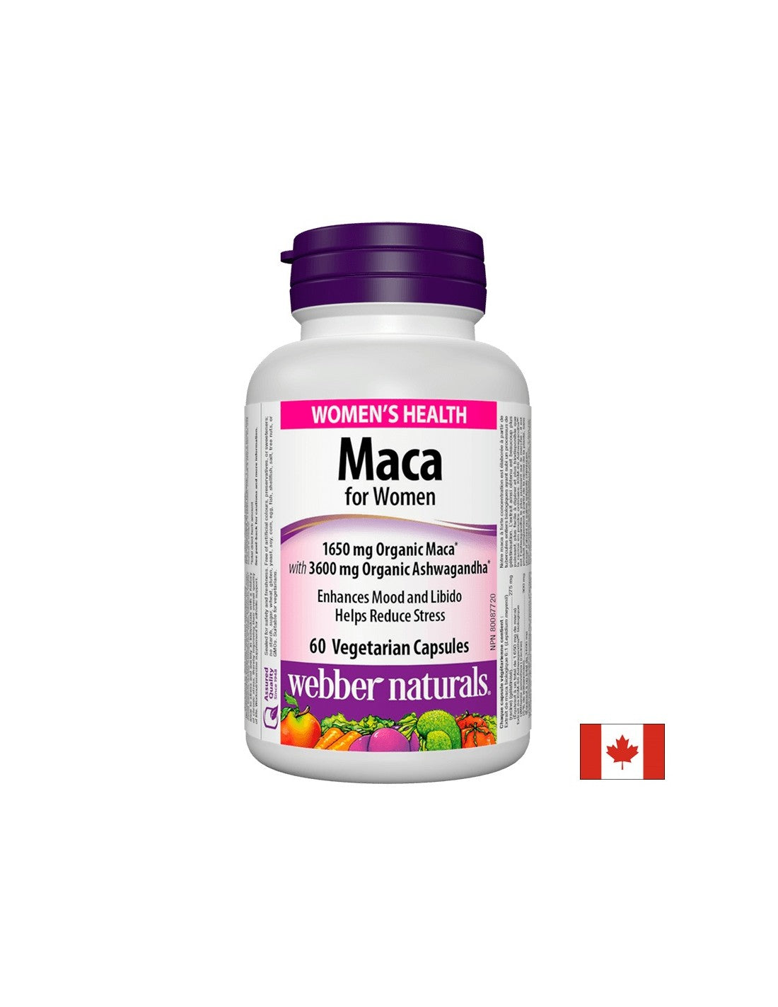 Maca for Women x 60 capsules Webber Naturals