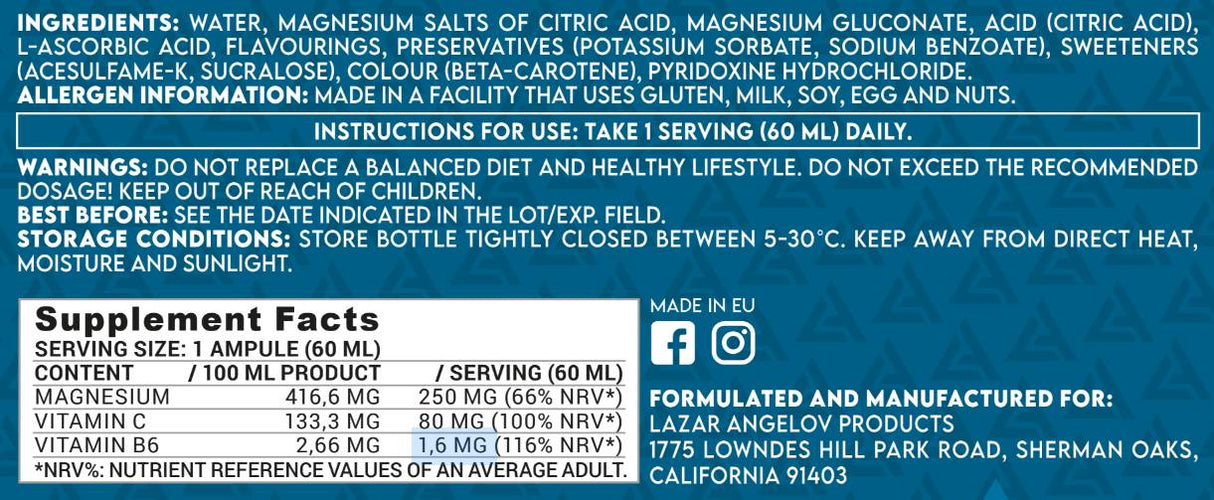 Magna Shot | s vitaminem C & B6 - 60 ml