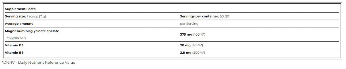MagneChel / Magnesium Bisglycinate Chelate / 20 x 7 g