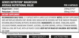 Magnesium - 90 capsules