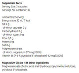 Magnesium Citrat 375 mg + b6 | P-5-p-90 Kapselen