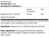 Magnesiumglycinaat 200 mg - 120 capsules