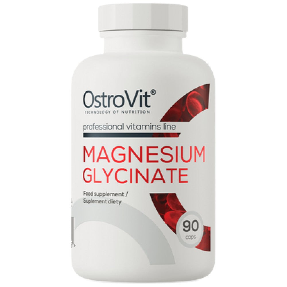 Glicinato de magnesio | 400 mg de porción de Magnesiuim bisglicinate 90 cápsulas