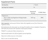 Magnesium Glycinate | Highly Absorbable Magnesium Bisglycinate - 180 Tablets