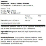 Magnesium Taurate 100 mg - 120 Tablets