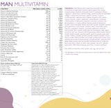 Man multivitamines voor mannen met collageen 1497 mg - 147 actieve ingrediënten /500 ml /
