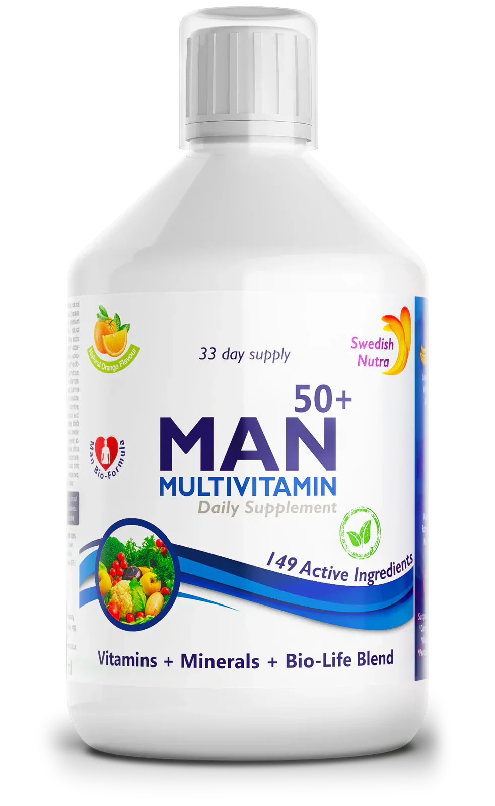 Man 50+ multivitamins for men with collagen 1497 mg - 149 active ingredients /500 ml/