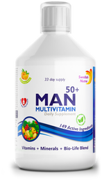 Man 50+ multivitamins for men with collagen 1497 mg - 149 active ingredients /500 ml/